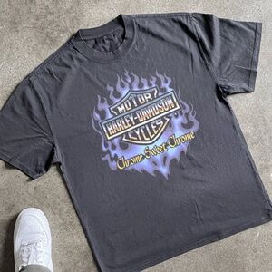 Harley Davidson vintage style t-shirt, black, size M